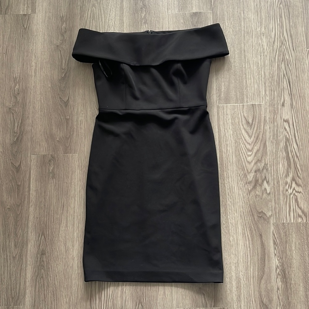 Calvin Klein off the shoulder dress